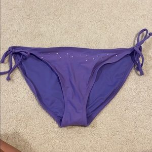 Xhilaration purple bikini bottoms large